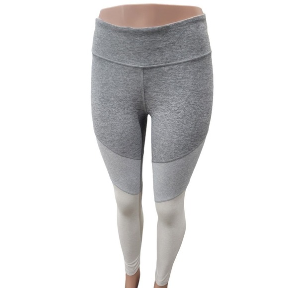 NEW Outdoor Voices Womens Spring 7/8 Color Block Leggings‎ Grey Size Small - Picture 6 of 16